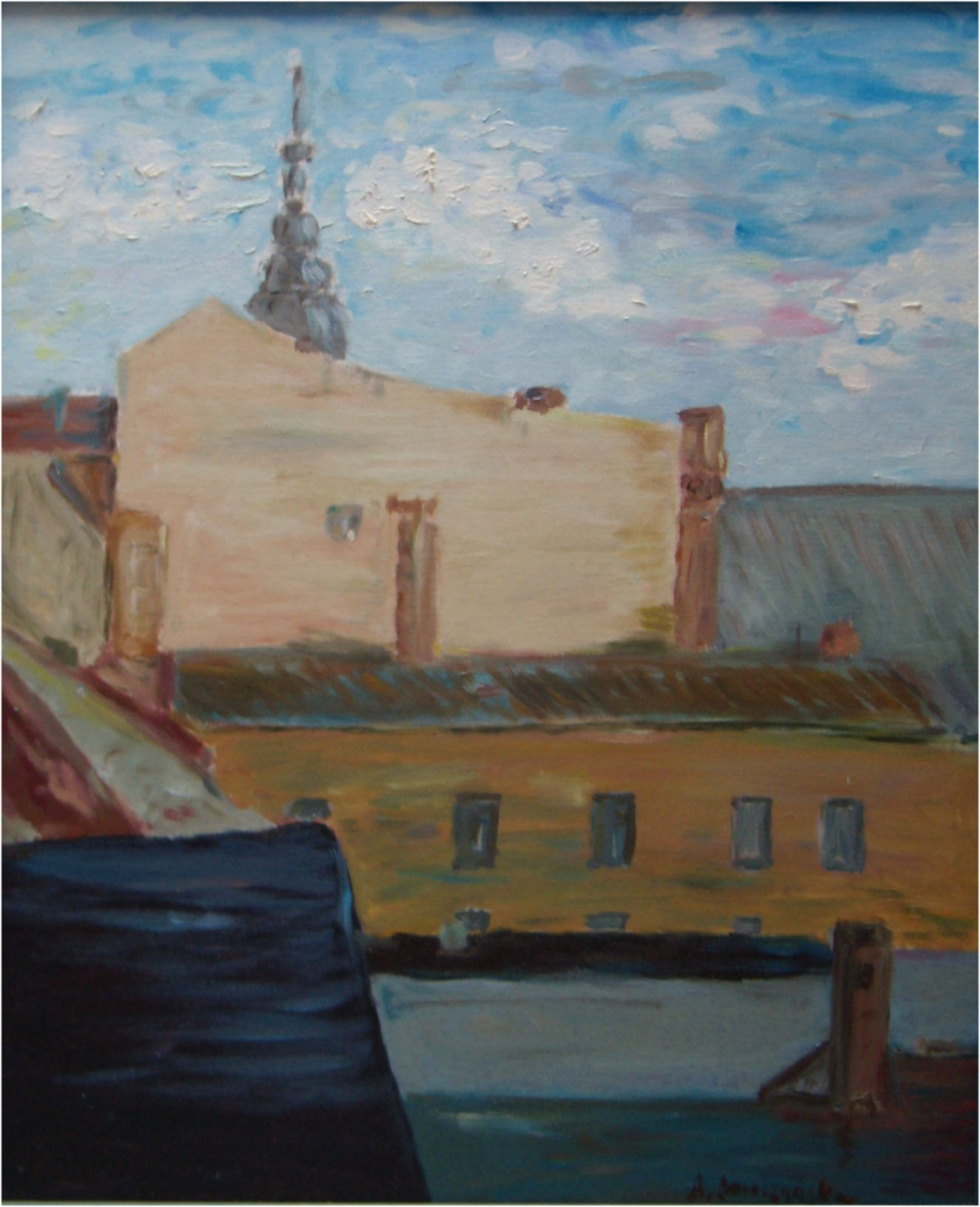 2003 Widok z sypialni 50x60